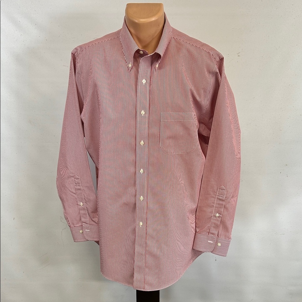 Brooks Brothers long sleeve button down collar shirt.  17